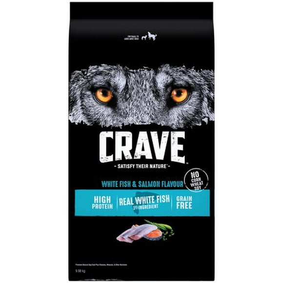 Crave Real Salmon & White Fish High Protein Dry Dog Food
