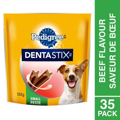 Pedigree Dentastix Oral Care Beef Flavour Small Dog Treats, 35 Treats