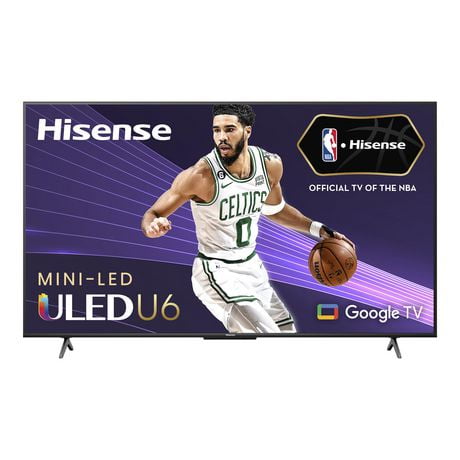 Hisense 55" 4K UHD HDR QLED Mini-LED intelligent Google téléviseur (55U68KM)