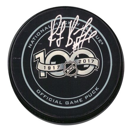 Ray Bourque Signed Puck NHL 100th 