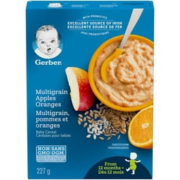 Céréales pour bébés GERBER® Étape 4 Multigrains avec pommes et oranges 227  g 227 GR