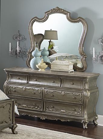 Topline Home Furnishings Old World Silver Dresser Walmart Canada