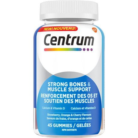 Centrum Strong Bones and Muscle Support - 45 Gummies