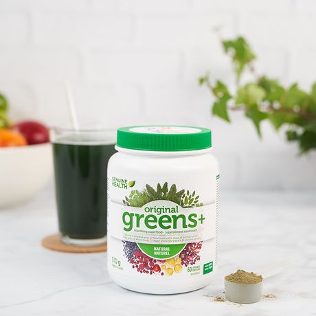 Genuine Health Greens+ Original, Green Superfood, 510g, 60 Servings ...