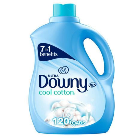 Downy Ultra Laundry Liquid Fabric Softener (Fabric Conditioner), Cool Cotton, 120 Loads, 2.63L