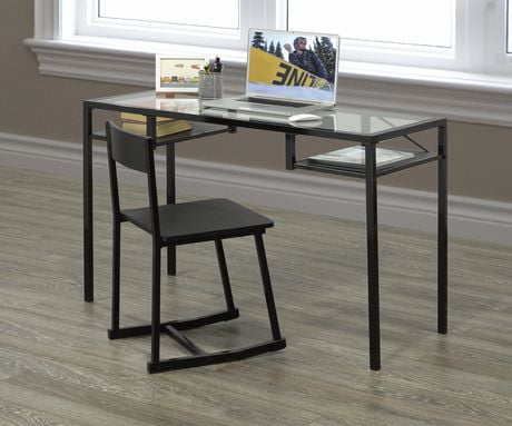 Brassex Inc Brassex Writing Desk & Chair Set, Black - Walmart.ca