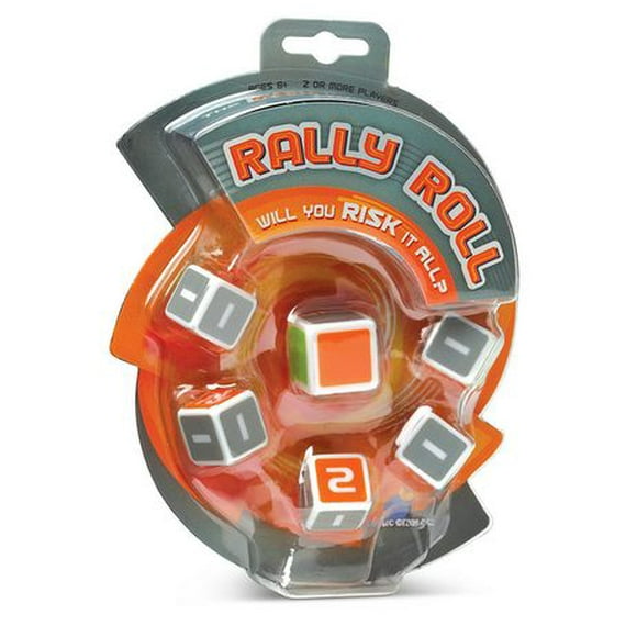 Blue Orange Rally Roll Dice Game