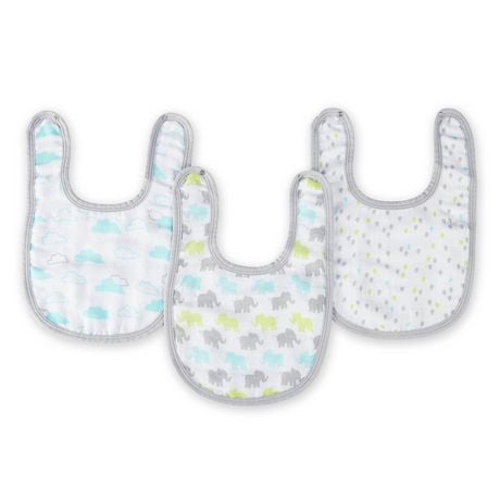 ideal baby by the makers of aden + anais® tall tale Muslin snap bibs ...