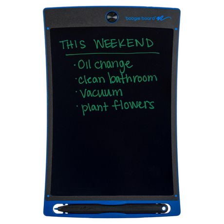 Boogie Board Jot 8.5 LCD Writing Tablet | Smart Paper for Drawing & Note Taking | Includes Blue eWriter & Stylus Pen
