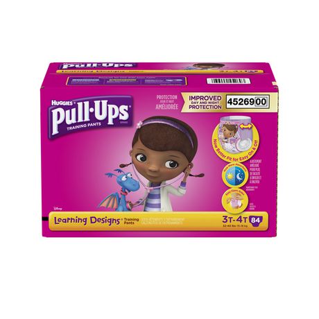 Pull-Ups Girls' Potty Training Pants Training Underwear Size 4, 2T-3T ...