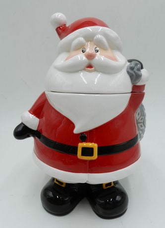 Holiday time Santa Cookie Jar | Walmart Canada