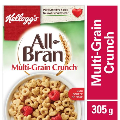 Kellogg's All-Bran Multi-Grain Crunch cereal, 305g | Walmart Canada