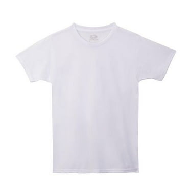 Fruit of the Loom Boys' White Crew T-Shirts, Pack of 5