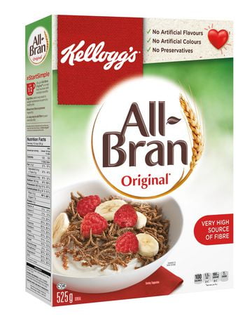 Kellogg's All-Bran Original Cereal, 525g | Walmart Canada