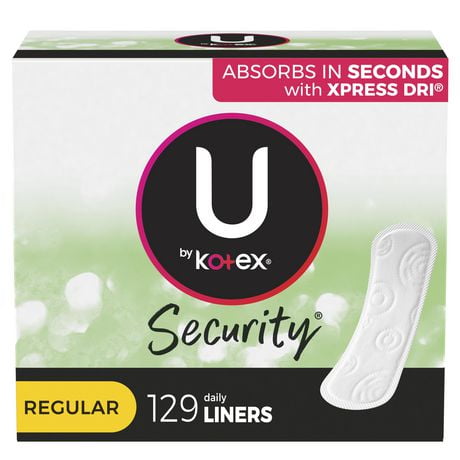 Title: U by Kotex Lightdays Liners, Regular, Fragrance-Free | Walmart Canada