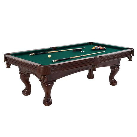 Barrington Billiards 8.5 Ft. Arlington Slate-Tech Drop Pocket Pool Table, Accessories Included