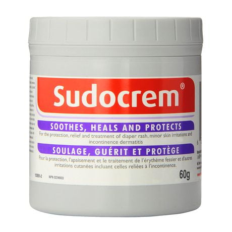 Sudocrem® Healing Cream - 60 g Tub - Diaper Rash | Minor Skin Irritations | Incontinence Dermatitis Cream, Recommended by pediatricians, dermatologists