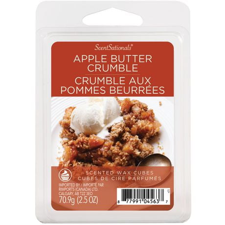 ScentSationals Scented Wax Cubes - Apple Butter Crumble, 2.5 oz (70.9 g)