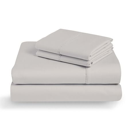 Johnson Home 400 Thread Count Cotton Sheet Set Tan (Queen) | Walmart Canada