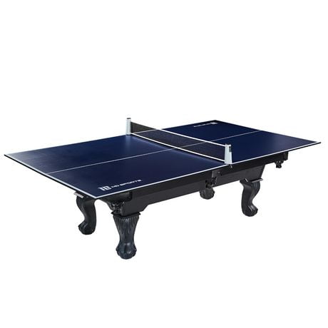 MD Sports Plateau de conversion de tennis de table, filet rétractable, pré-assemblé, bleu