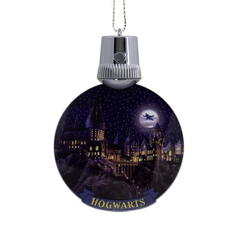 Christmas at hogwarts ornament