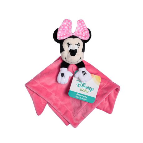 Disney Mickey & Minnie Disney Minnie Mouse Security Blanket | Walmart ...