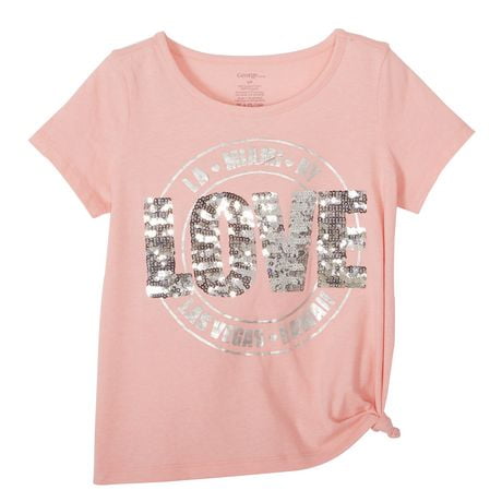 George Girls' Embellished Graphic Tee | Walmart Canada