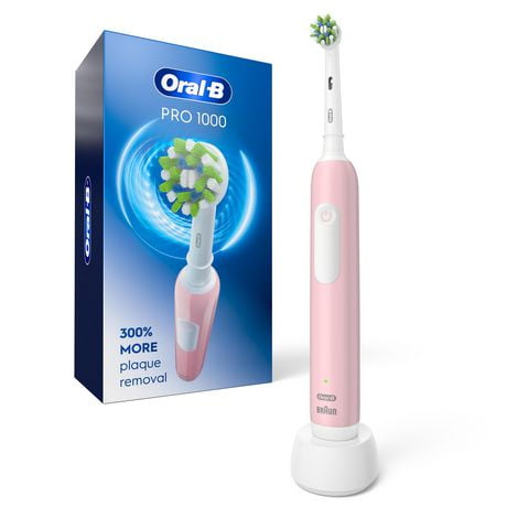 Brosse à dents électrique Oral-B Pro 1000 avec une brossette, rechargeable 1CT