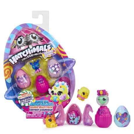 Hatchimals CollEGGtibles, Coffret Cosmic Candy de 4 Hatchimals pour les enfants à partir de 5 ans (les styles peuvent varier)