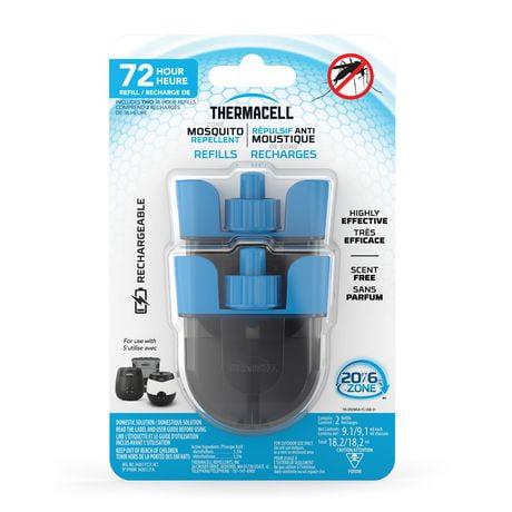 Thermacell Mosquito Repellent, Rechargeable Refills – 72 Hours, Rechargeable Refills – 72 Hours