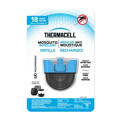 Thermacell Mosquito Repellent, Rechargeable Refills – 18 Hours, Recharg Mosq Repell Refil 18HR
