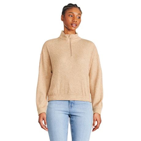 George Women's Half-Zip Popover, Sizes XS-XXL