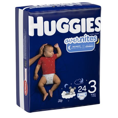 76 Count Huggies Overnites Diapers Big Pack Size 3