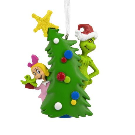 Hallmark Christmas Ornament (Dr. Seuss's How the Grinch Stole Christmas! Grinch With Cindy Lou Who)