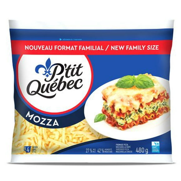 P'tit Québec Fromage râpé Mozzarella 480g