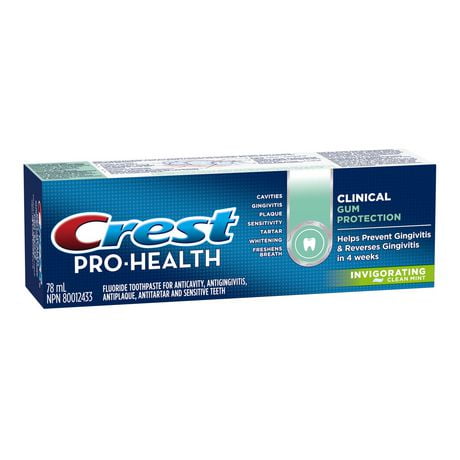 toothpaste invigorating crest mint clean clinical health pro gum protection walmart