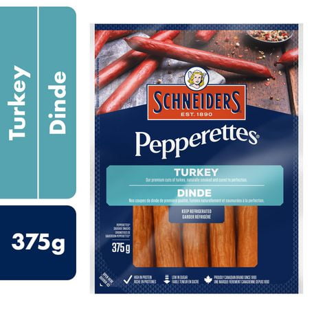 Schneiders Pepperettes Sausage Sticks, Turkey, 375 g