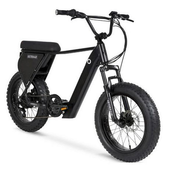 Hyper Ultra 40 20" 36V Electric Bike for Adults, Pedal-Assist, 250W E-Bike Motor, Black