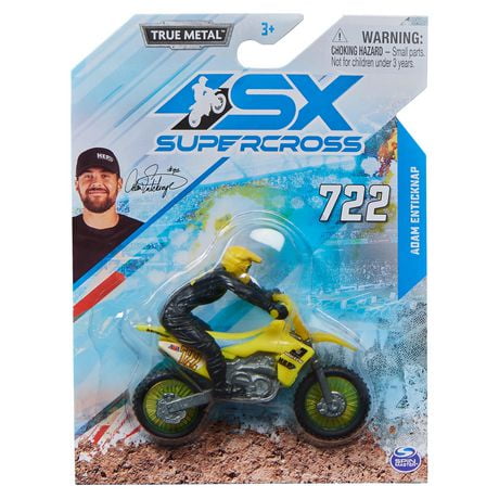 Supercross, Authentic Adam Enticknap 1:24 Scale Die-Cast Motorcycle ...