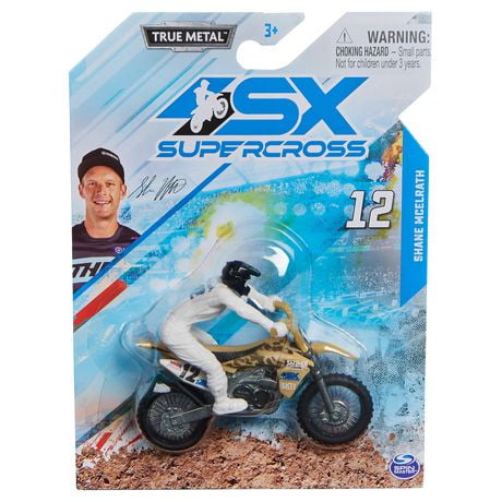 Supercross, Authentic Shane Mcelrath 1:24 Scale Die-cast Motorcycle 