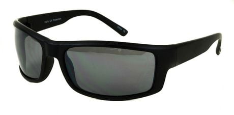 George Mens Black Polarized Sports Sunglasses | Walmart Canada