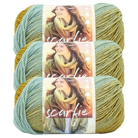 Lion Brand Scarfie Yarn Ice Gold Walmart Canada   6000206052375 