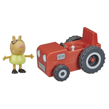 Peppa Pig Peppa's Adventures Little Tractor Toy Includes 3-inch Figure, Inspired by the TV Show, For Preschoolers Ages 3 and Up