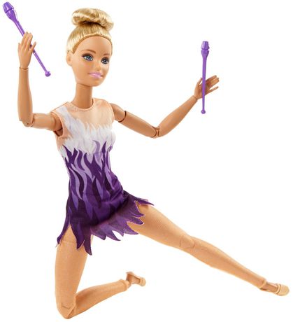 barbie made to move gymnast
