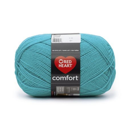 Red Heart® Comfort® Yarn, Solid, Acrylic #4 Medium, 16oz/454g, 867 Yards, Versatile yarn large ball size