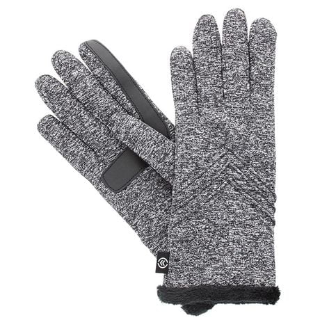 isotoner® Women's IS045 SmartDri® SmarTouch® Stretch Spandex Gloves with Microluxe Lining, One Size