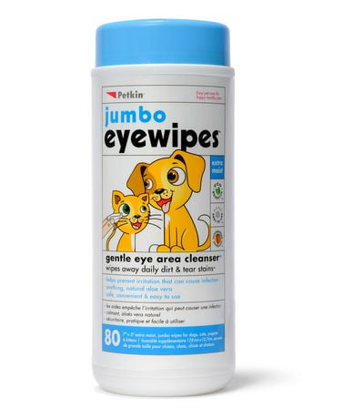Petkin Jumbo Eye Wipes (80)
