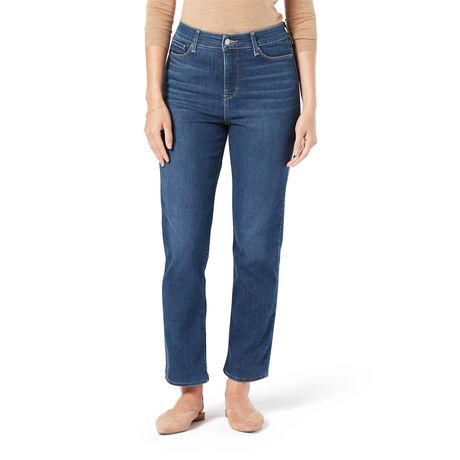 On 34th Plus Size High-Rise Straight-Leg Jeans, Regular and Short Lengths,  Created for Macy's - Macy's
