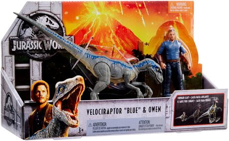 jurassic world owen and blue toy