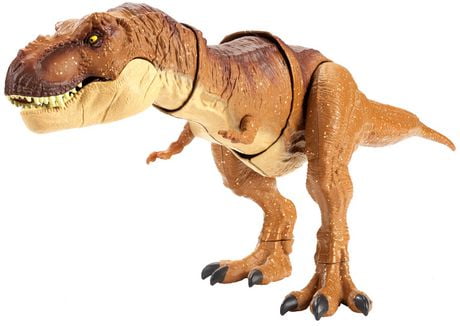 Jurassic World Thrash 'n Throw Tyrannosaurus Rex Figure | Walmart Canada